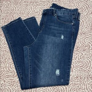 Soho Blue High Rise Skinny Jeans